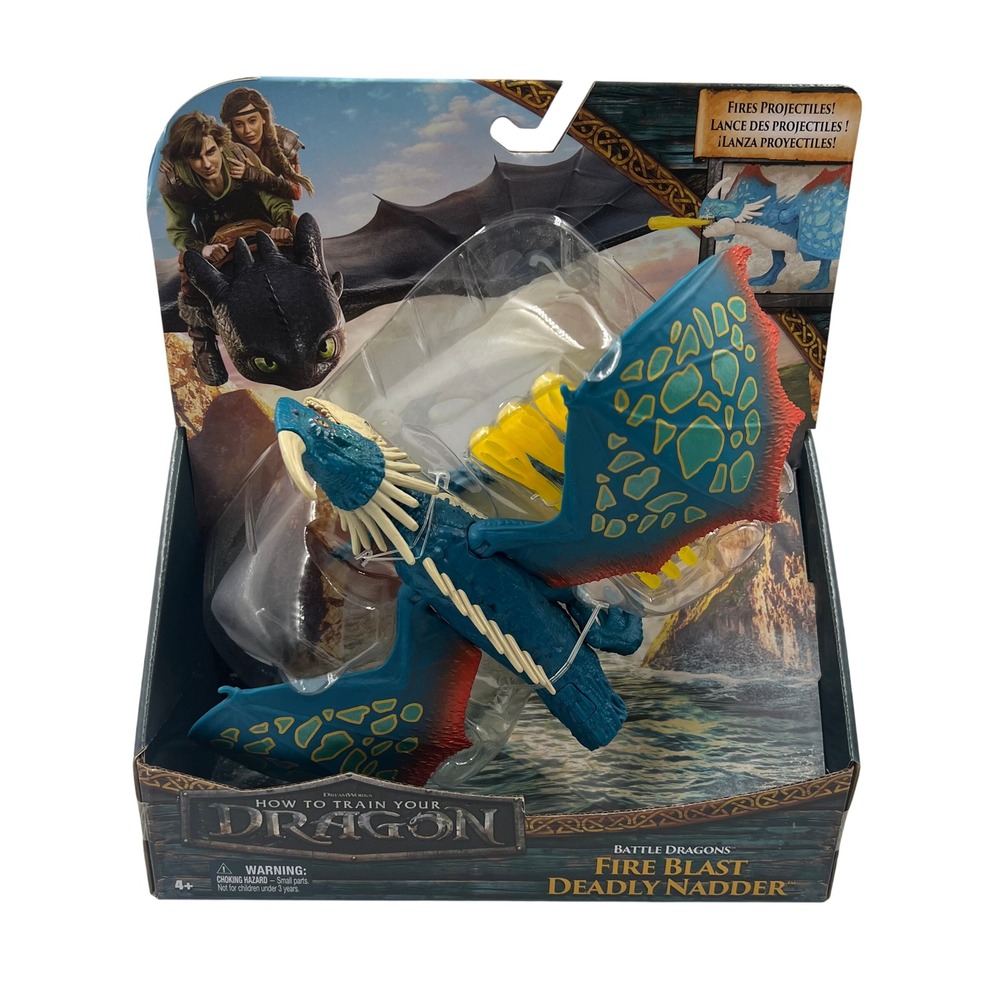 Spin Master How to Train Your Dragon Battle Dragons Fire Blast Deadly Nadder Toy
